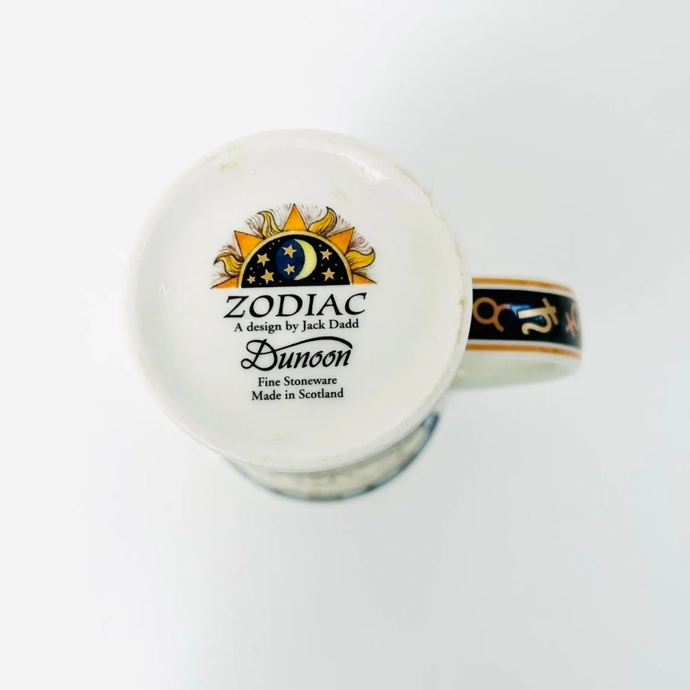 Dunoon scottish Fine Stoneware libra Zodiac Lrg mug Art Design artist JACK DADD - Picture 7 of 8